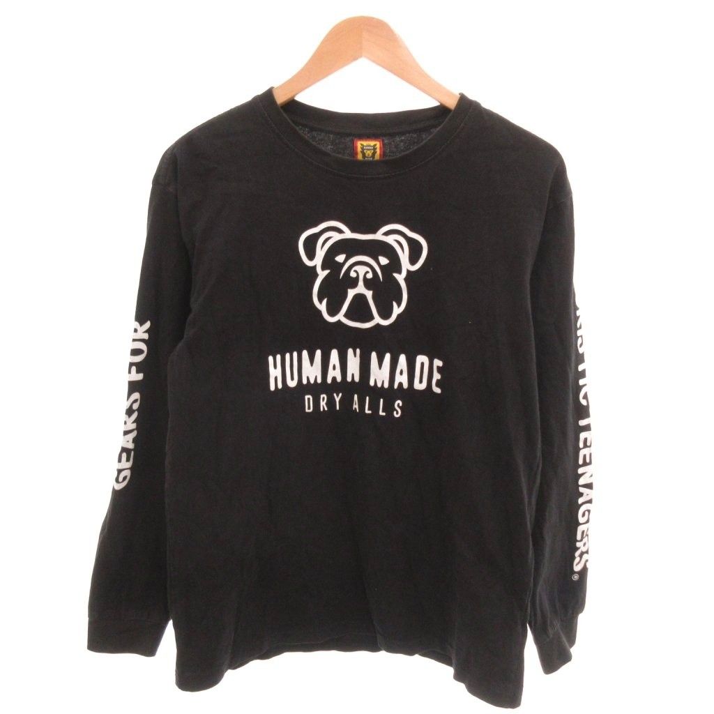 ヒューマンメイド HUMAN MADE 長袖Tシャツ ロンT カットソー ロゴ