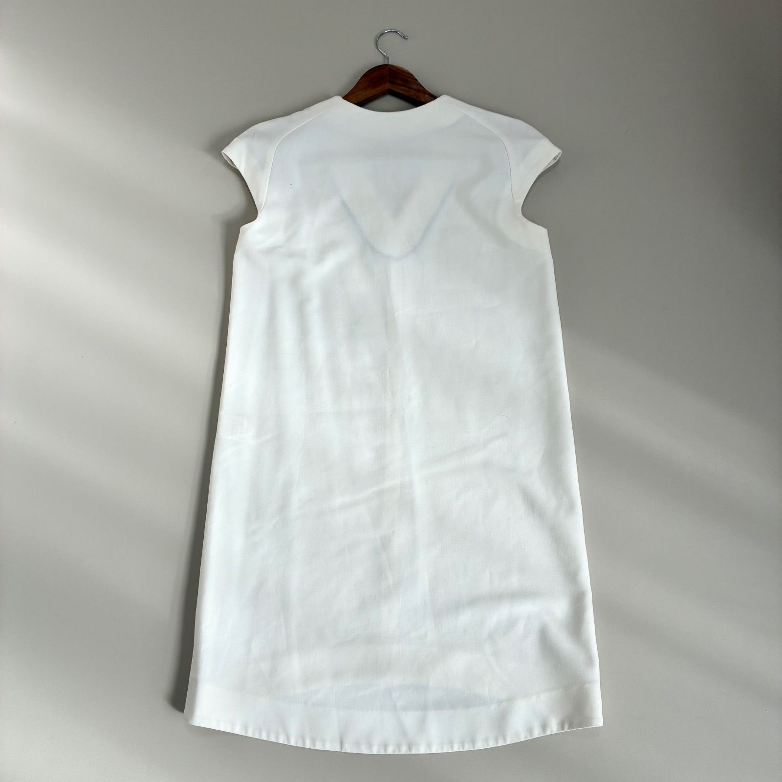 YOKO CHAN ヨーコチャン☆キャップスリーブVネックワンピース 38