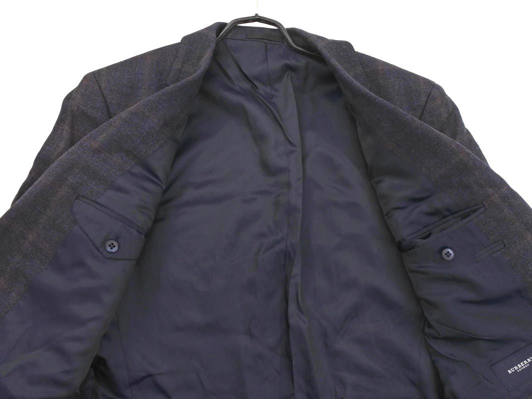 BURBERRY バーバリー ウール100% チェック テーラード ジャケット