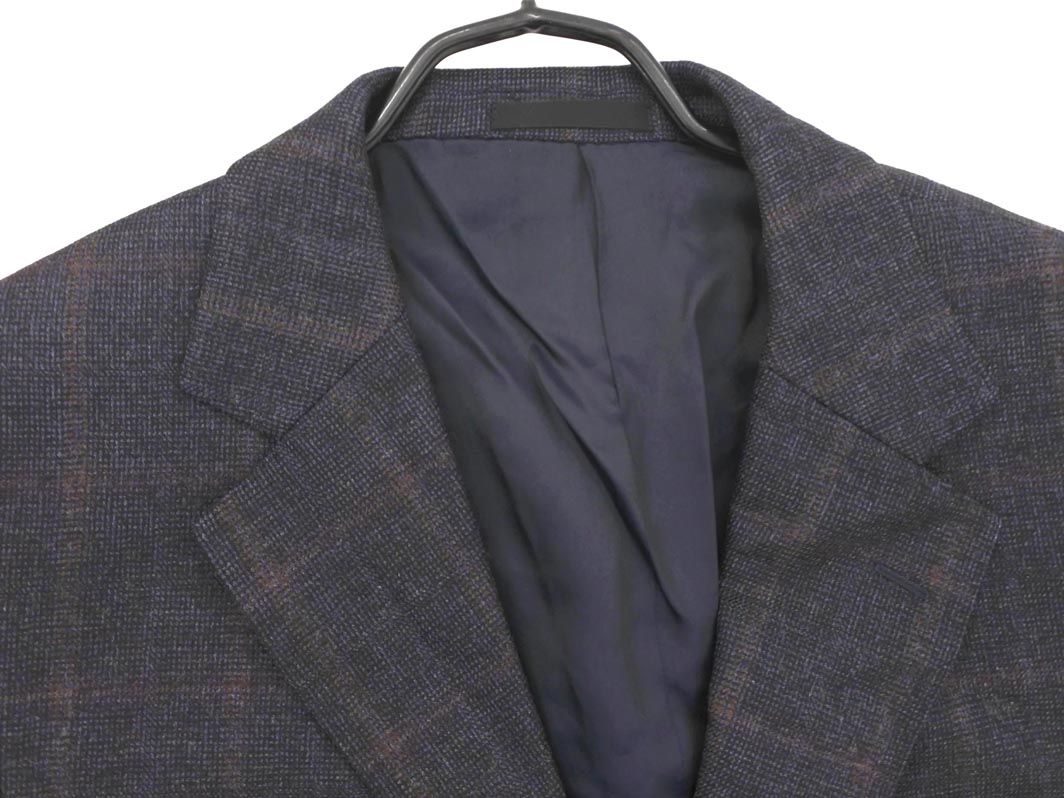 BURBERRY バーバリー ウール100% チェック テーラード ジャケット