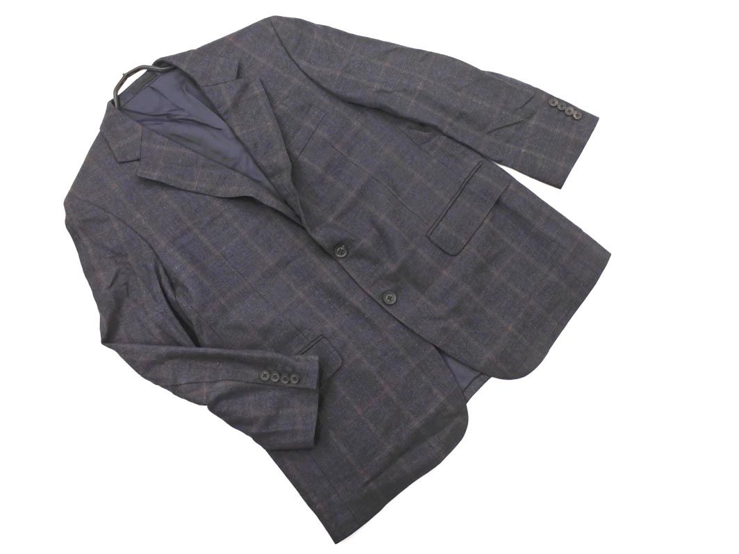 BURBERRY バーバリー ウール100% チェック テーラード ジャケット