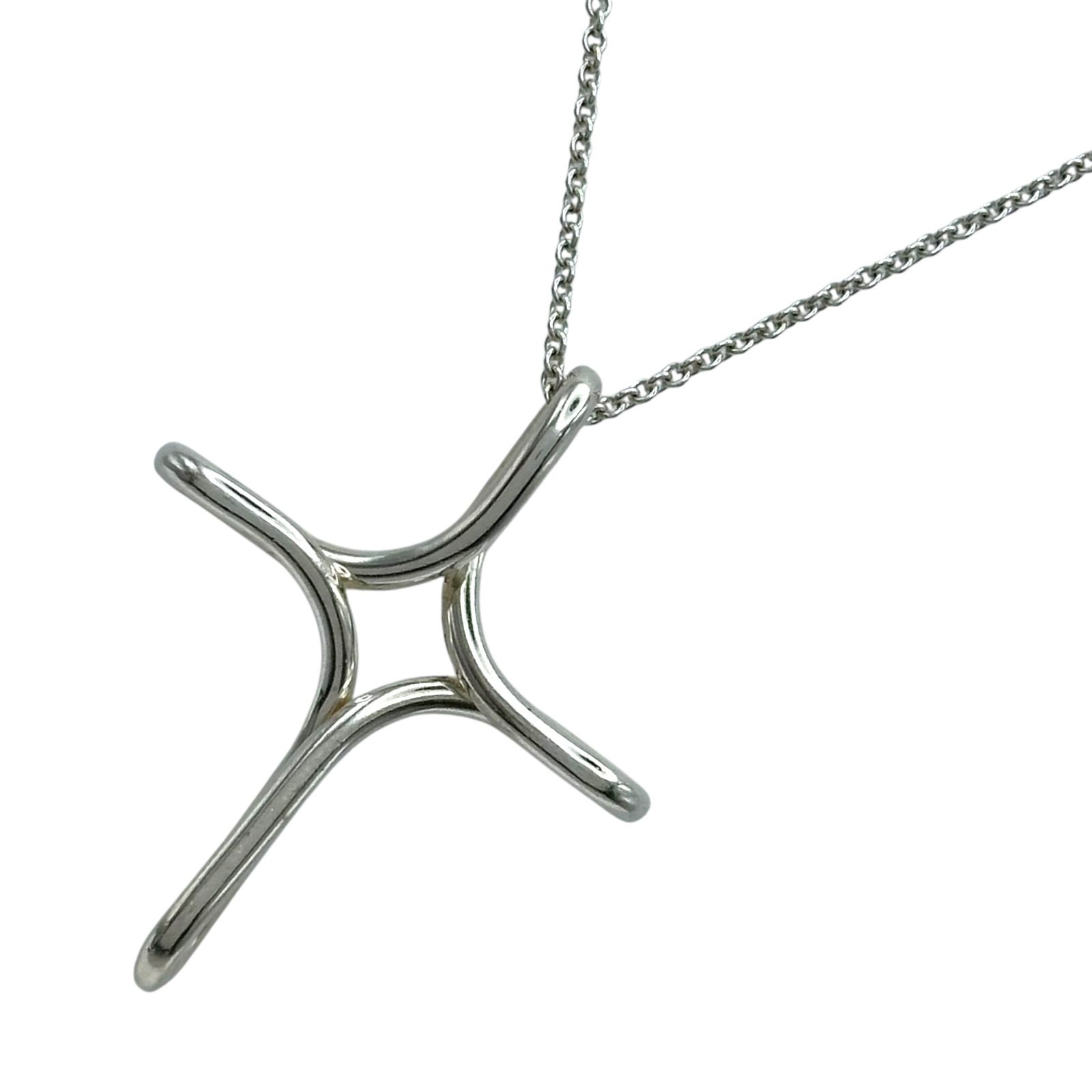 ティファニー TIFFANY＆CO インフィニティクロス ネックレス シルバー