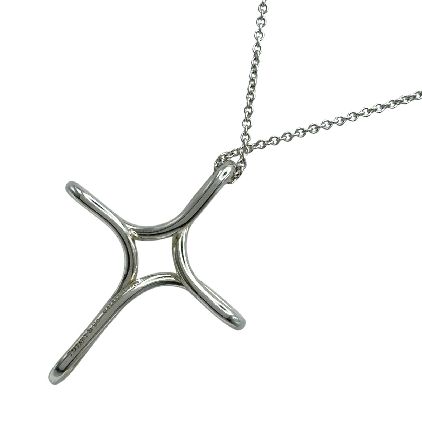 ティファニー TIFFANY＆CO インフィニティクロス ネックレス シルバー