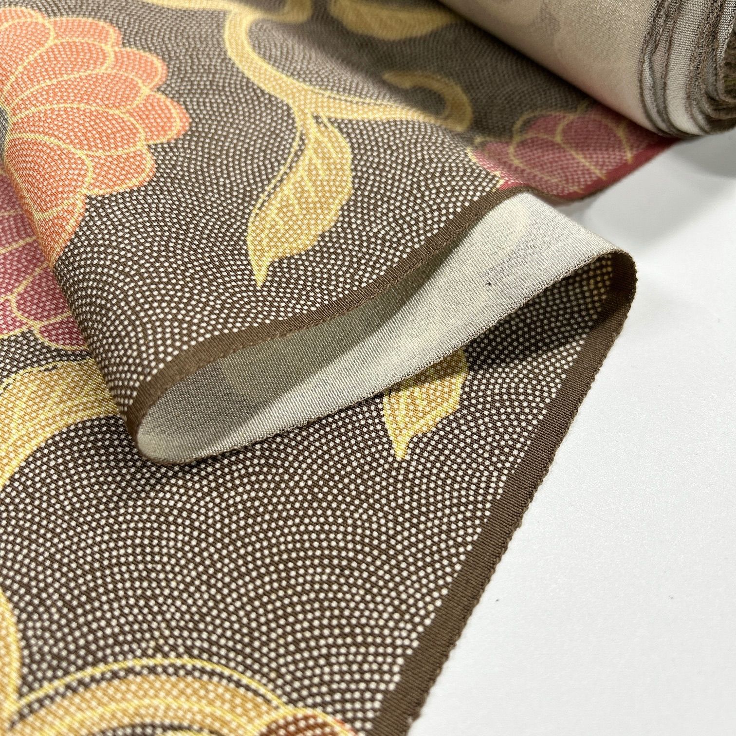 江戸小紋無形文化財彫形染 反物 正絹 同梱購入歓迎 リメイク用 和裁