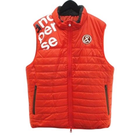 アンパスィ and per se ゴルフウェア リバーシブル 中綿 ボア ベスト