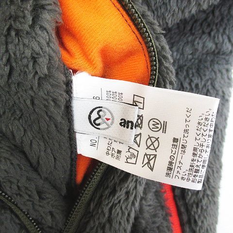 アンパスィ and per se ゴルフウェア リバーシブル 中綿 ボア ベスト