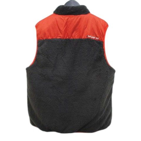 アンパスィ and per se ゴルフウェア リバーシブル 中綿 ボア ベスト