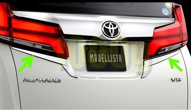 【トヨタ純正新品】TOYOTA 未使用品 超希少品 アルファード 30 後期 バックドア ガーニッシュ モデリスタ 2015/1-2023/6 リアゲート