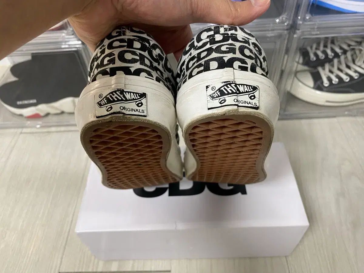 250 VANS X CDG コム・デ・ギャルソン コラボ スリッポン 