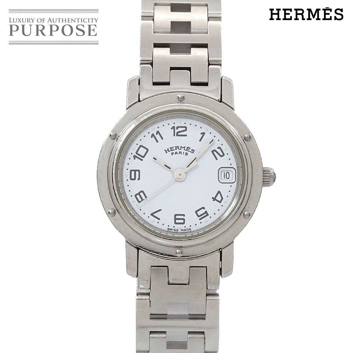 エルメス HERMES クリッパー CL4 210 ヴィンテージ レディース 腕時計