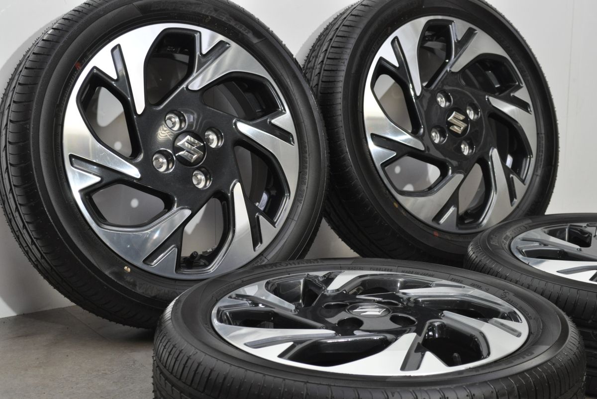 2025年製 バリ溝】スズキ スペーシア 純正 15in 4.5J+45 PCD100