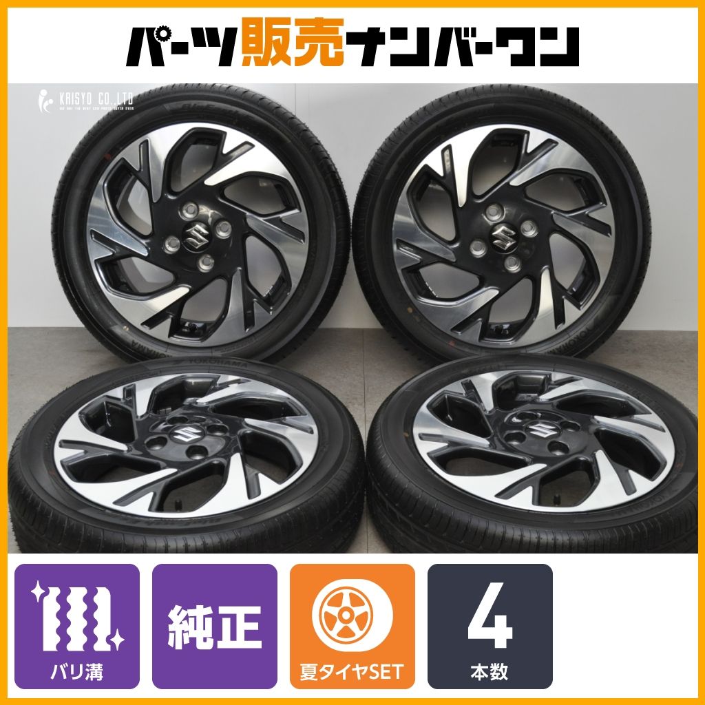 2025年製 バリ溝】スズキ スペーシア 純正 15in 4.5J+45 PCD100