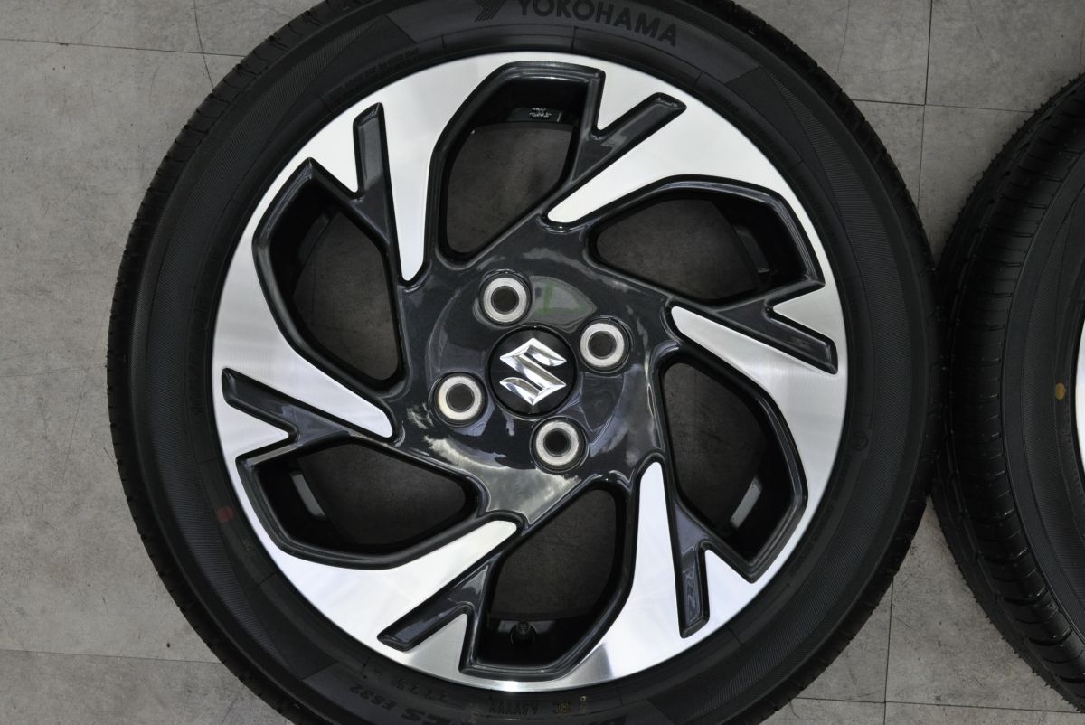 バディ様送料込スズキ純正 スペーシア カスタム PCD100 165/55R15 2025年製 バリ溝】スズキ スペーシア 純正 15in 4.5J+45 PCD100