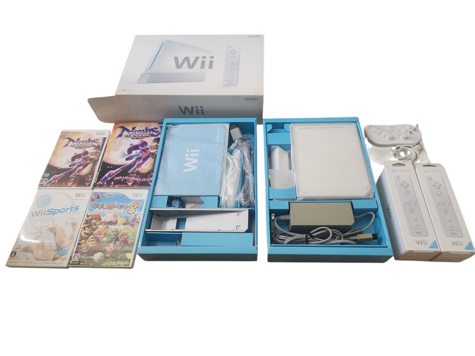 wii本体とカセット5枚セット 美品】Wii本体セット ソフト付き すぐ遊べるセット - メルカリ