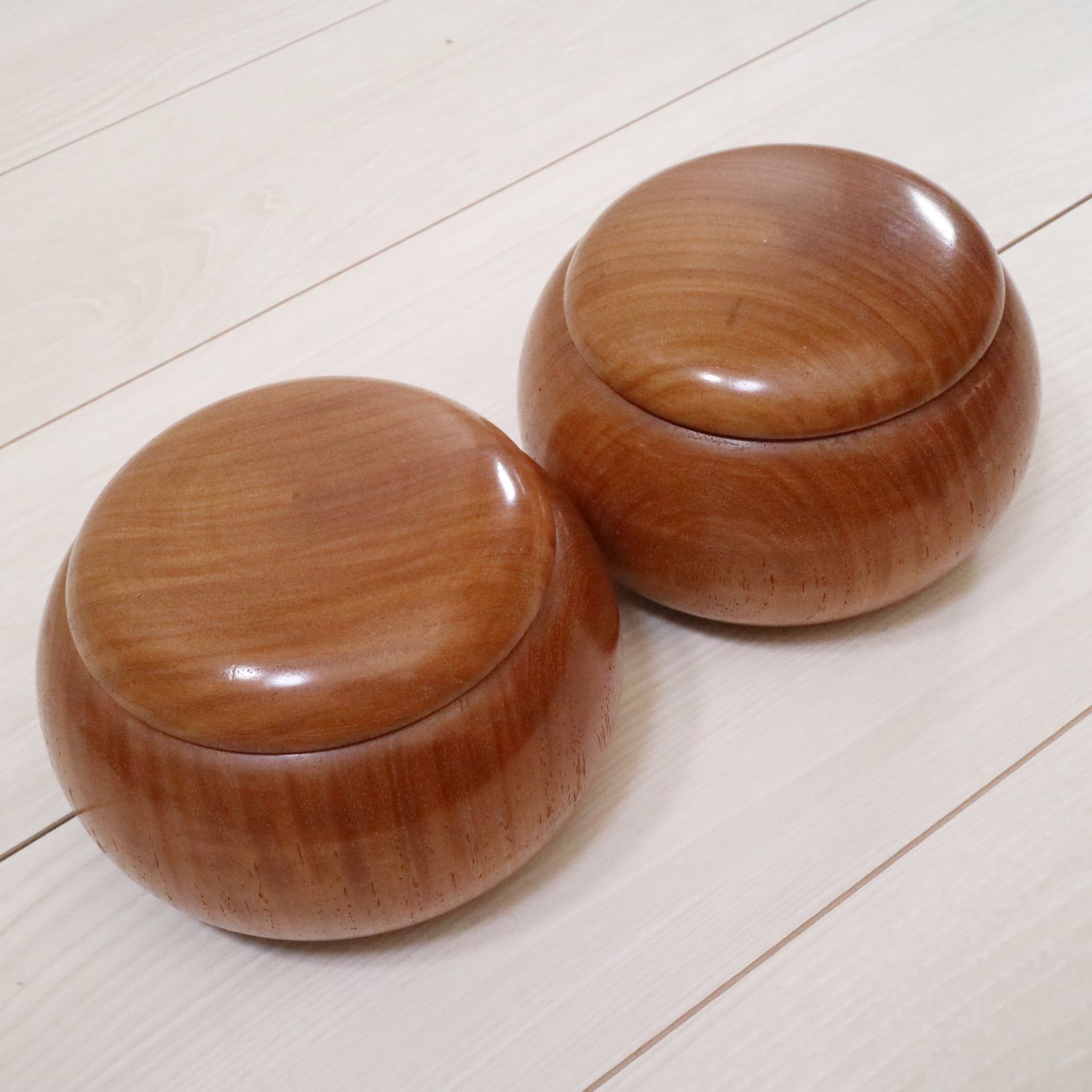 蛤碁石 蛤 はまぐり 34号 那智黒 碁笥付 囲碁 碁石 欅 特大碁笥 - メルカリ