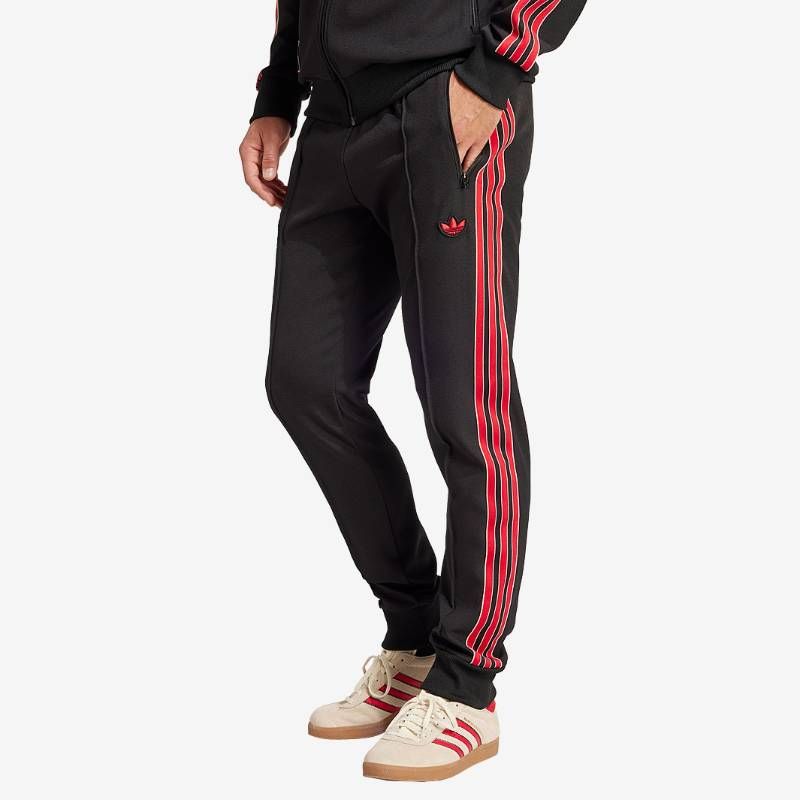 【送料無料・匿名配送】adidas Originals アディダス オリジナルス マンチェスターユナイテッド 24/25 テラス アイコン トラックパンツ ロングパンツ 黒 新品 正規品