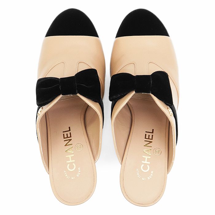 新品同様】CHANEL シャネル ミュール レディース サイズ 37.5C G35246