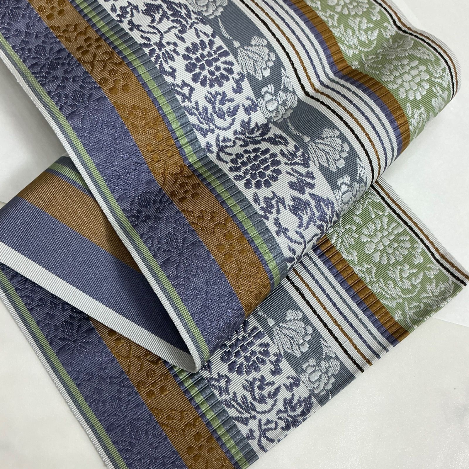 ◇kimomo+one◇kimonoarisa◇未使用同然◇本場筑前博多織◇博多献上柄