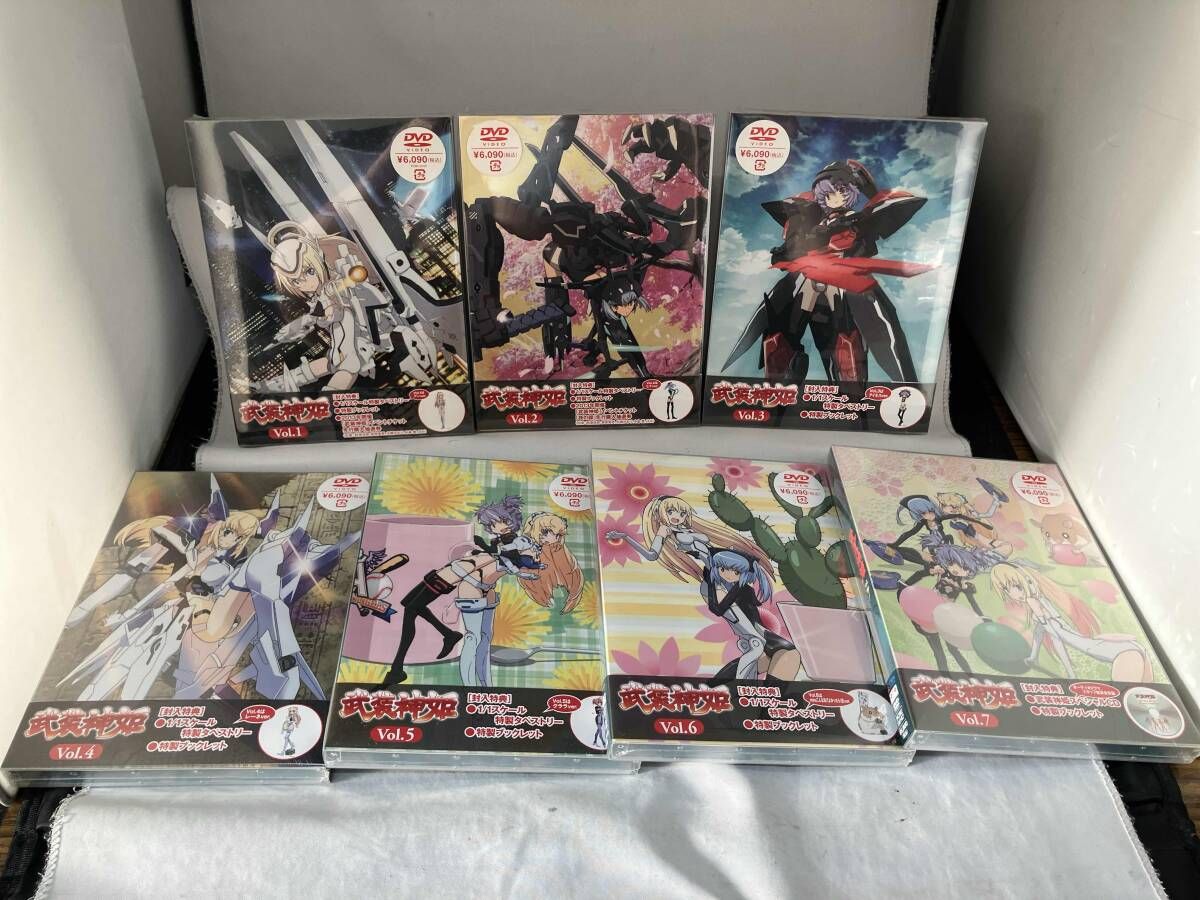 未開封）DVD 【※※※】[全7巻セット]武装神姫 1~7 - メルカリ