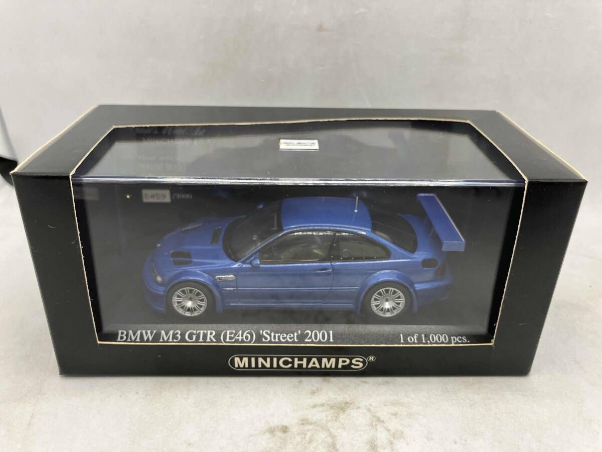 現状品 ミニチャンプス 1/43 BMW M3 GTR (E46) Street ストリート