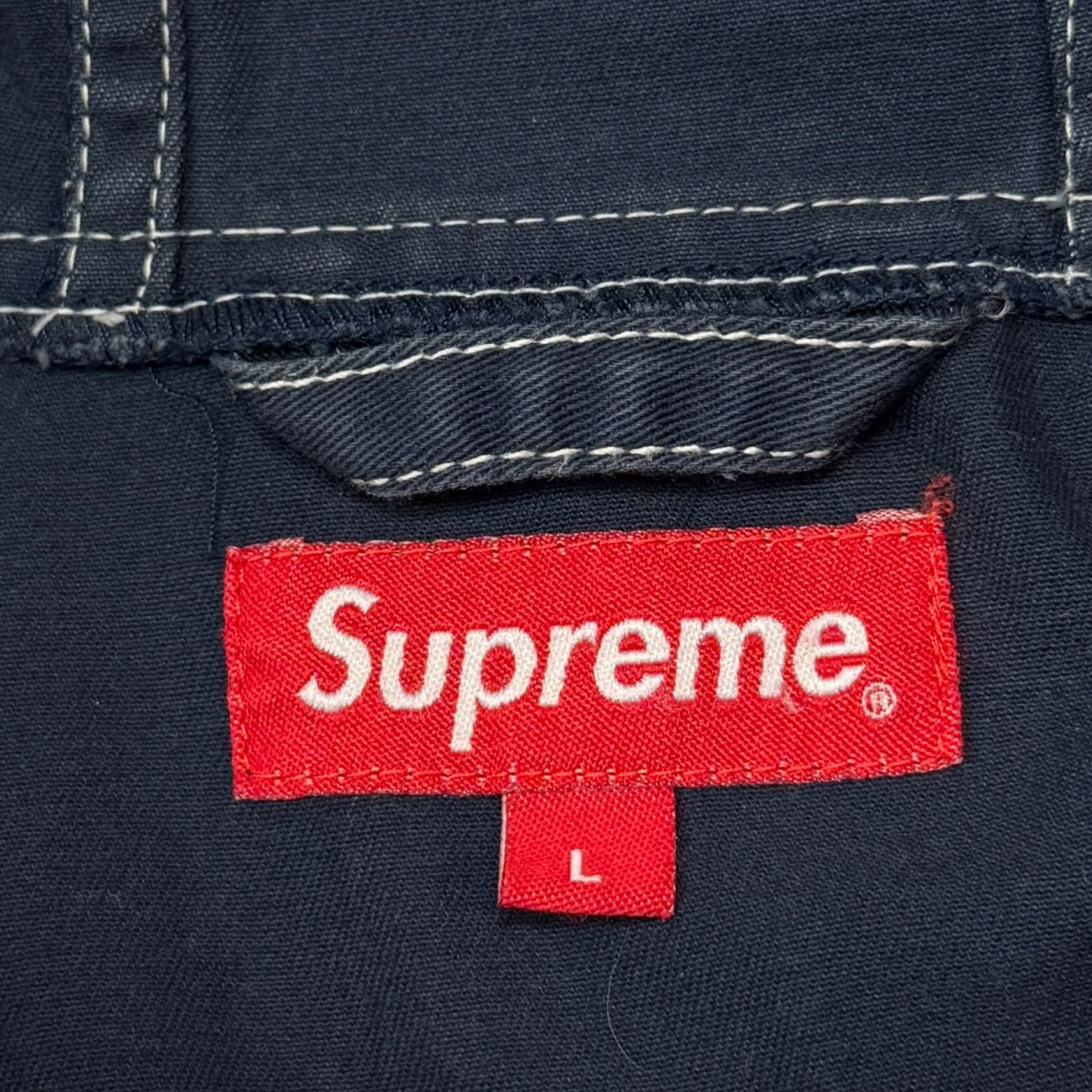国内正規 Supreme 16AW Contrast Stitch Twill Pullover アノラック 