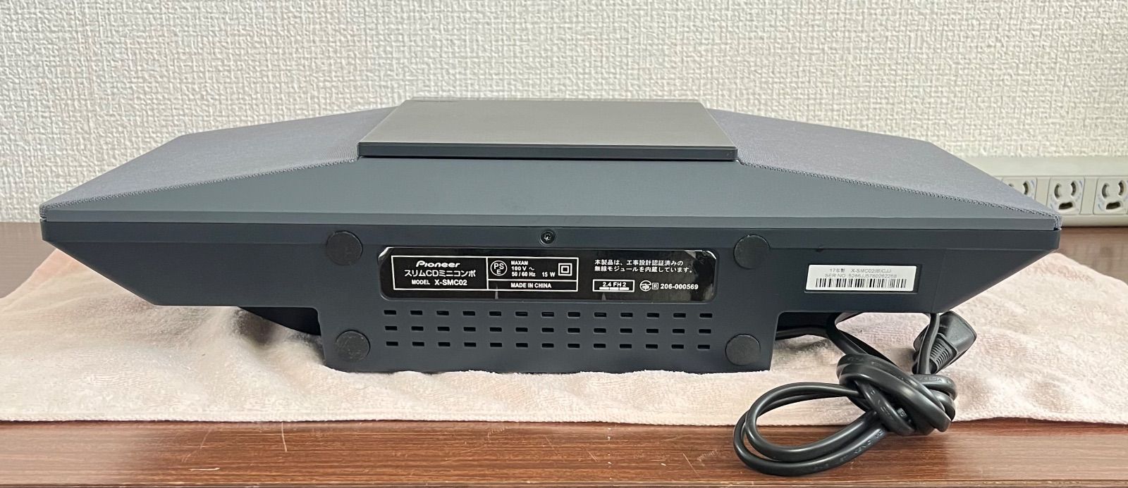 ジャンク品 Pioneer スリムCDミニコンポ X-SMC02(B) 2017年製 - メルカリ