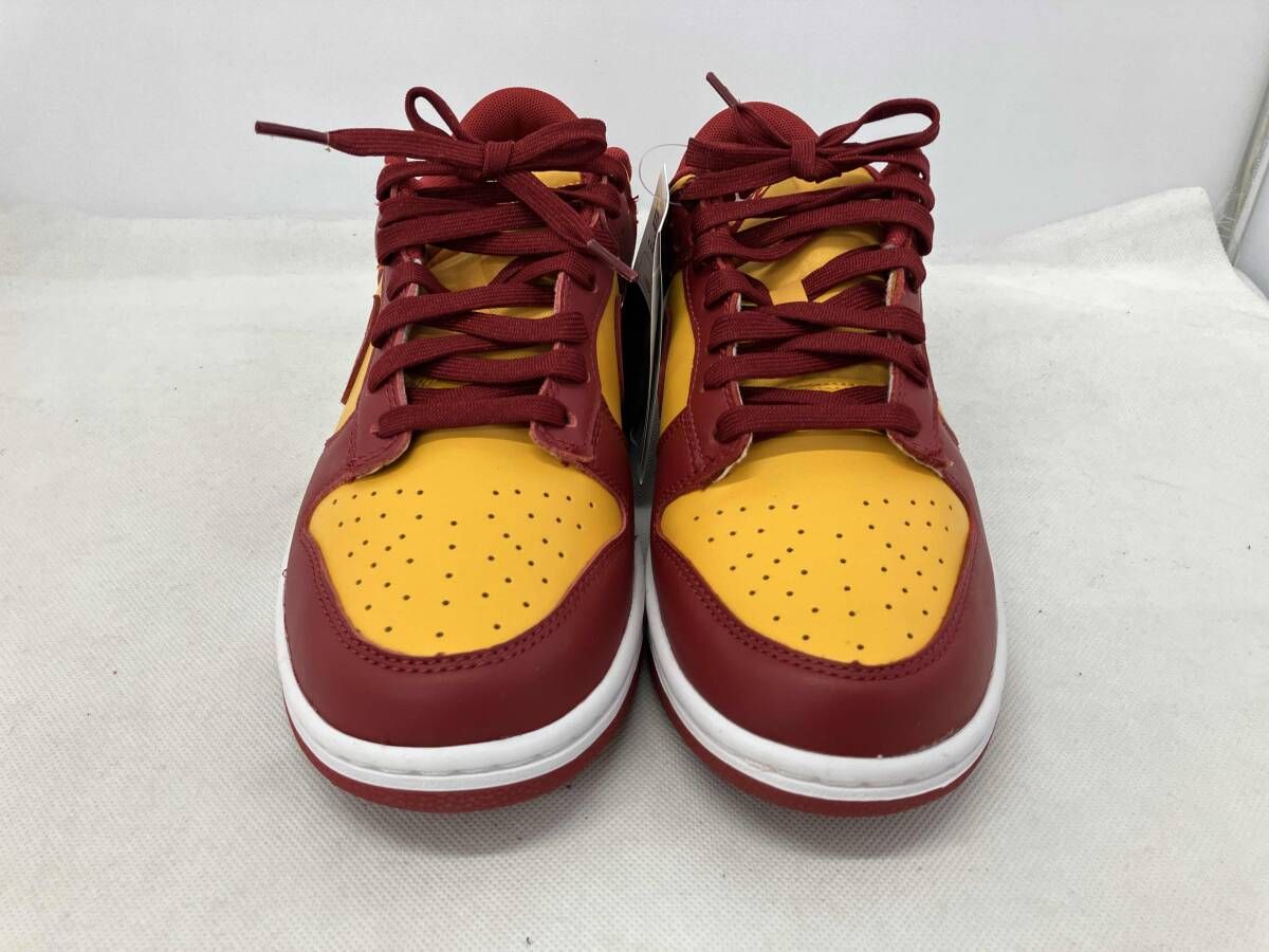 NIKE ナイキ イエロー レッド 26.0cm DUNK LOW RETRO DD1391-701