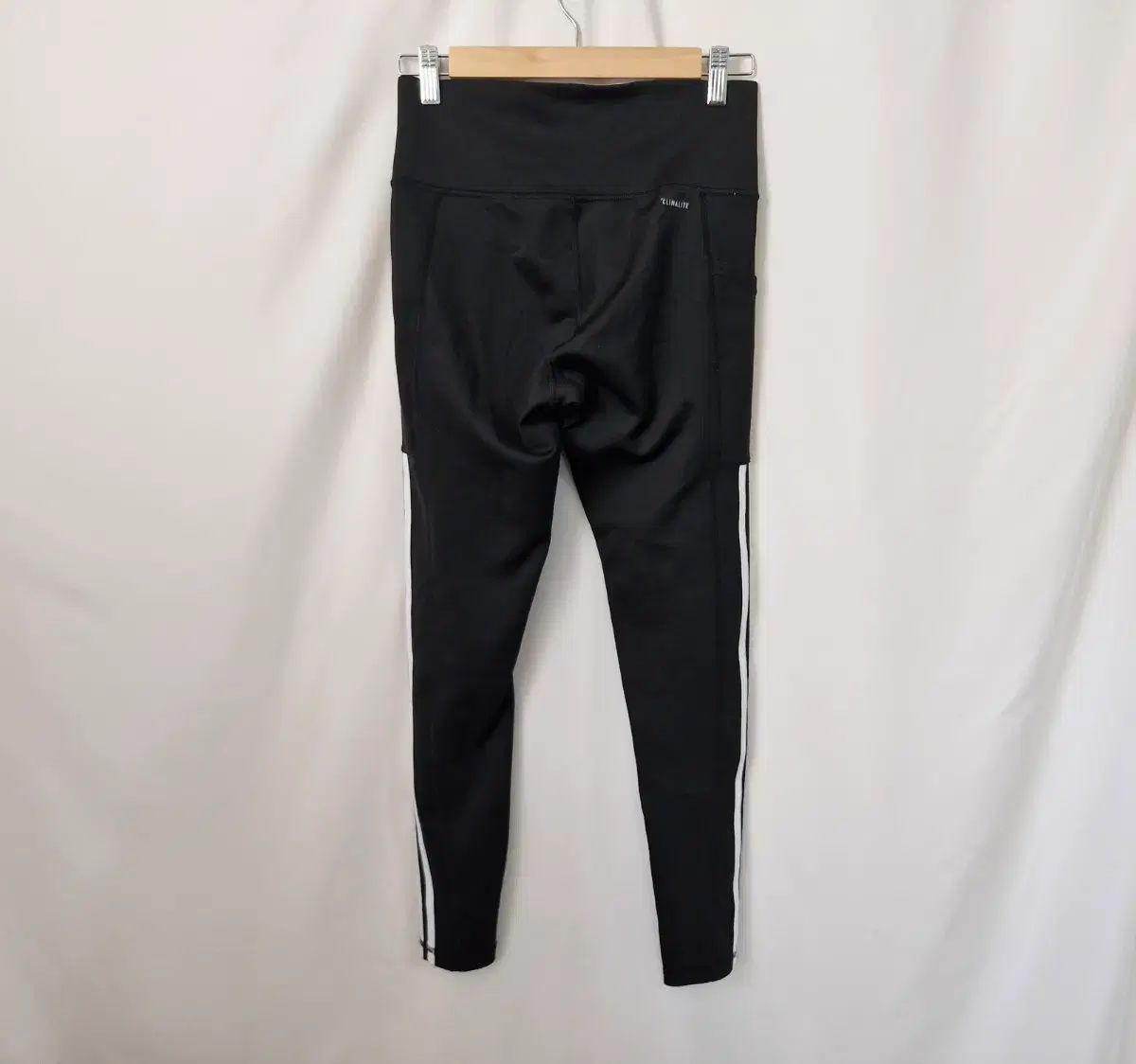 アディダス 3本線 レギンス ブラック - メルカリ