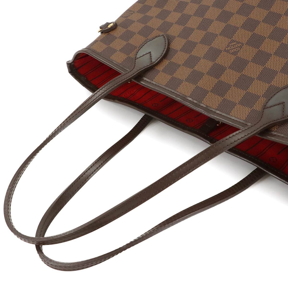新品同様 ルイ ヴィトン LOUIS VUITTON ダミエ ネヴァーフル MM トート 