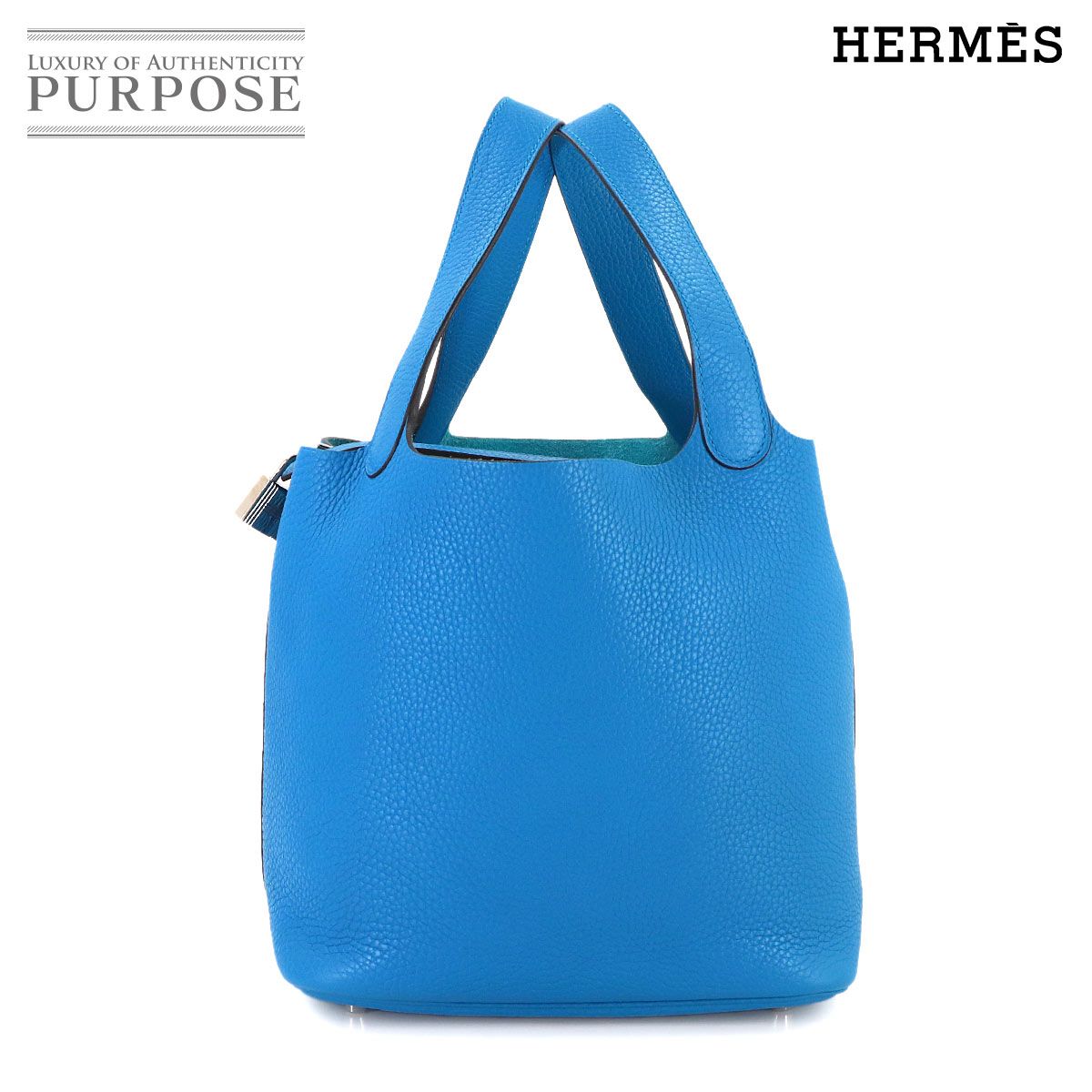 新品同様 エルメス HERMES ピコタンロック MM ハンド バッグ トリヨン