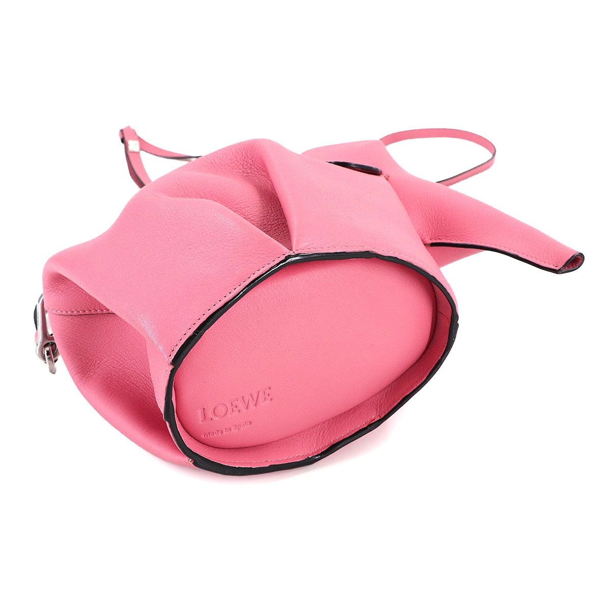 ロエベ LOEWE エレファント ミニ ショルダー バッグ レザー ピンク