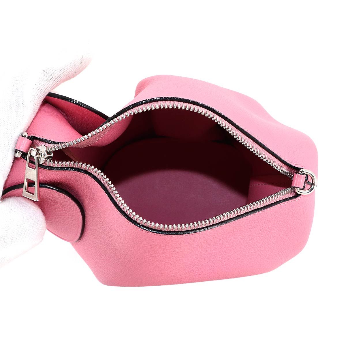 ロエベ LOEWE エレファント ミニ ショルダー バッグ レザー ピンク