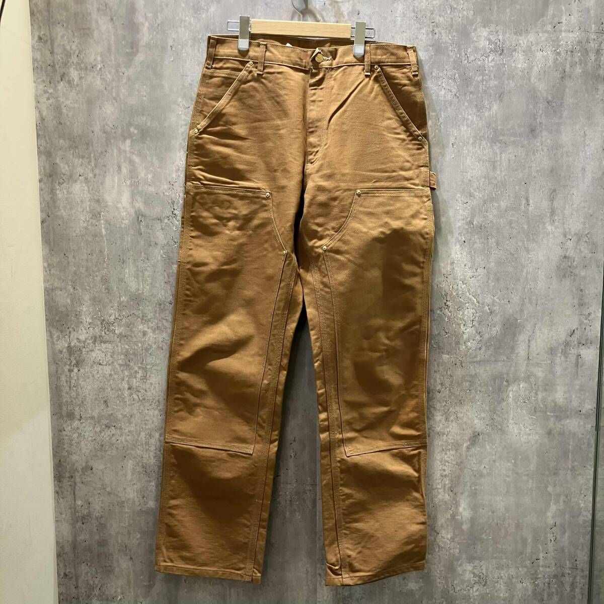 USA製 carhartt ダブルニーペインターパンツ ブラウン カーハート