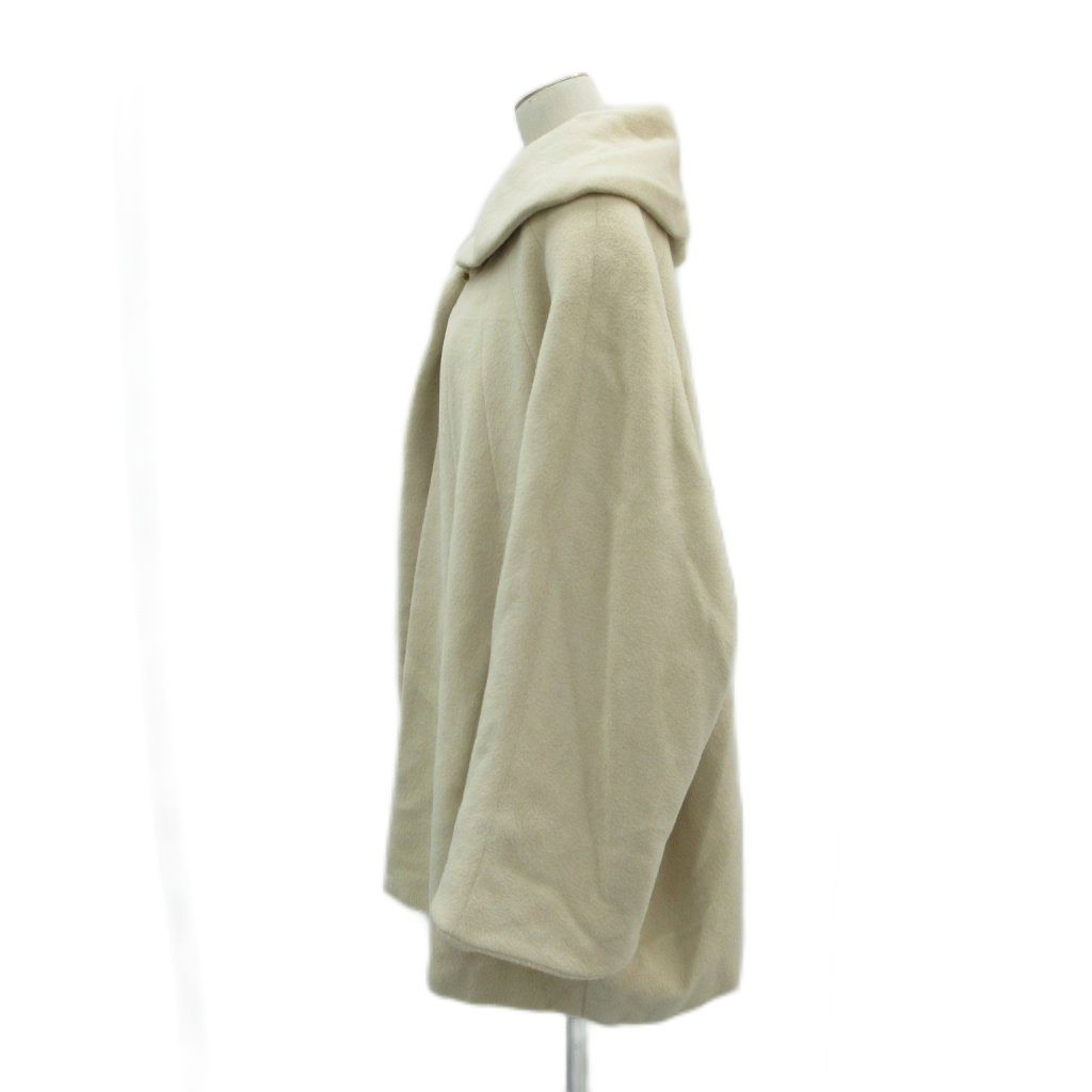 マーレンダム MARLENEDAM コート 40 ベージュ ビッグカラー ミドル丈