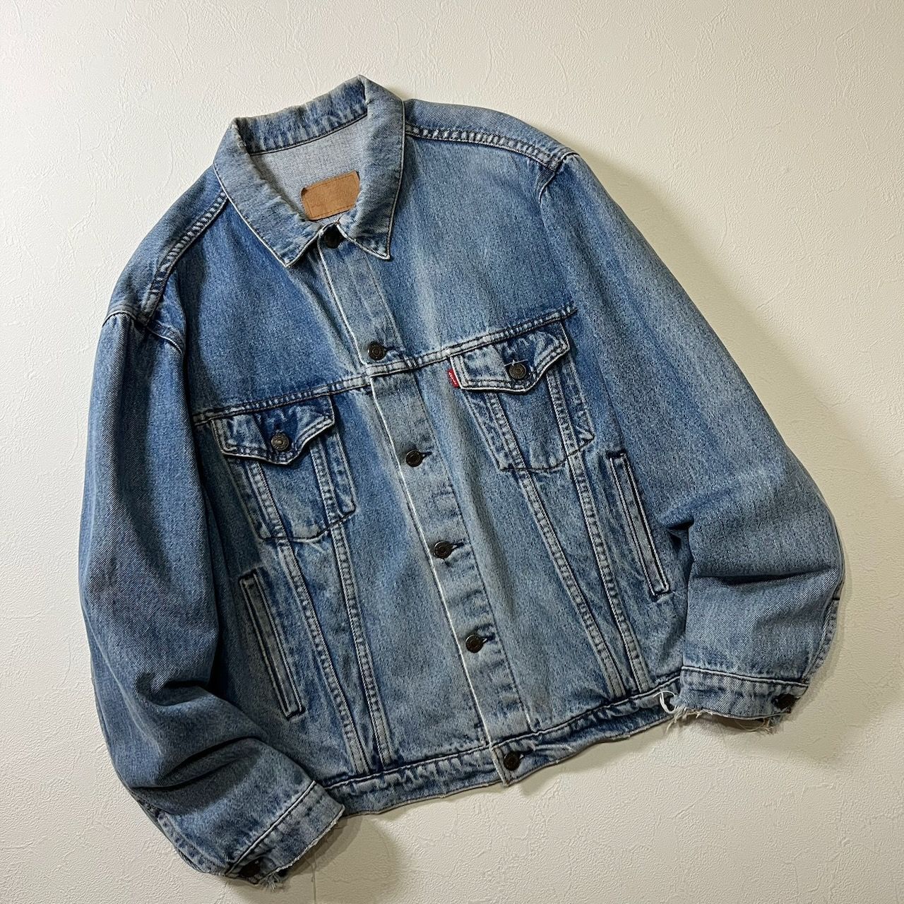 80s ITALY Levi's 70503 ボロ デニムジャケット Gジャン リーバイス