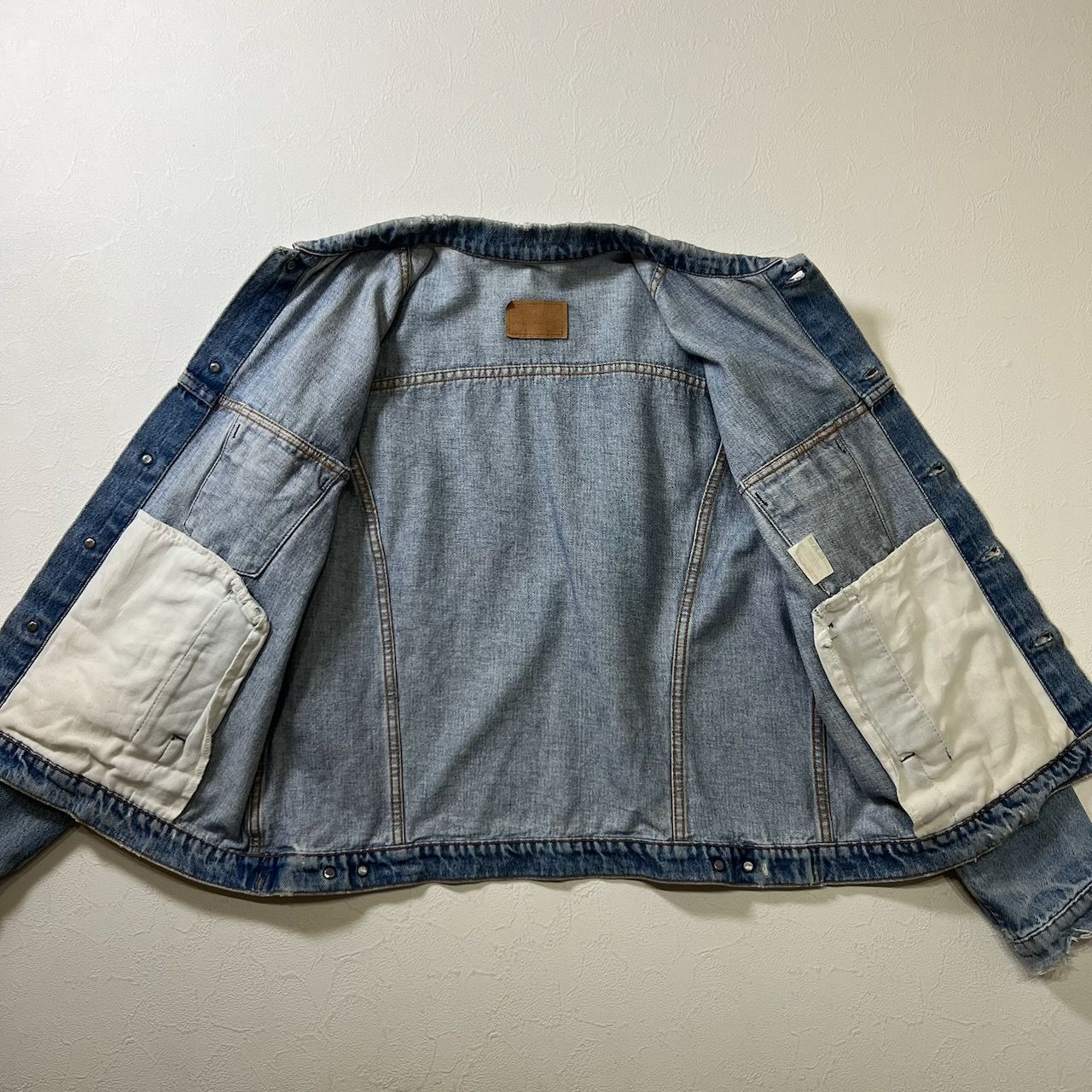 80s ITALY Levi's 70503 ボロ デニムジャケット Gジャン リーバイス