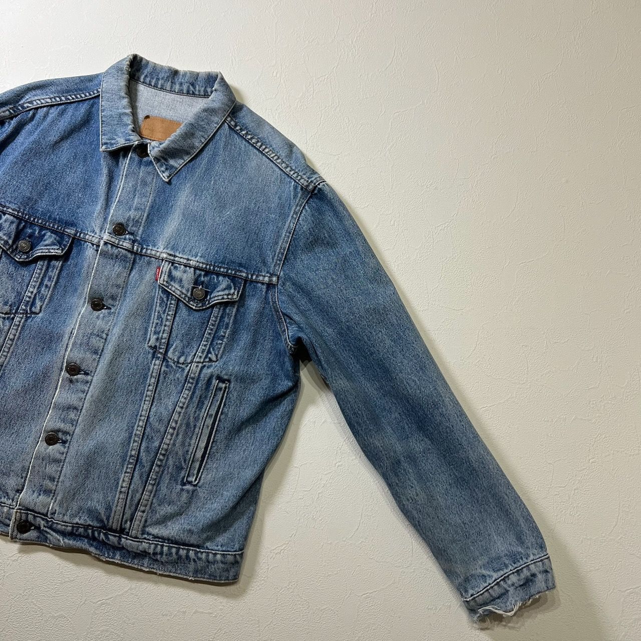 80s ITALY Levi's 70503 ボロ デニムジャケット Gジャン リーバイス