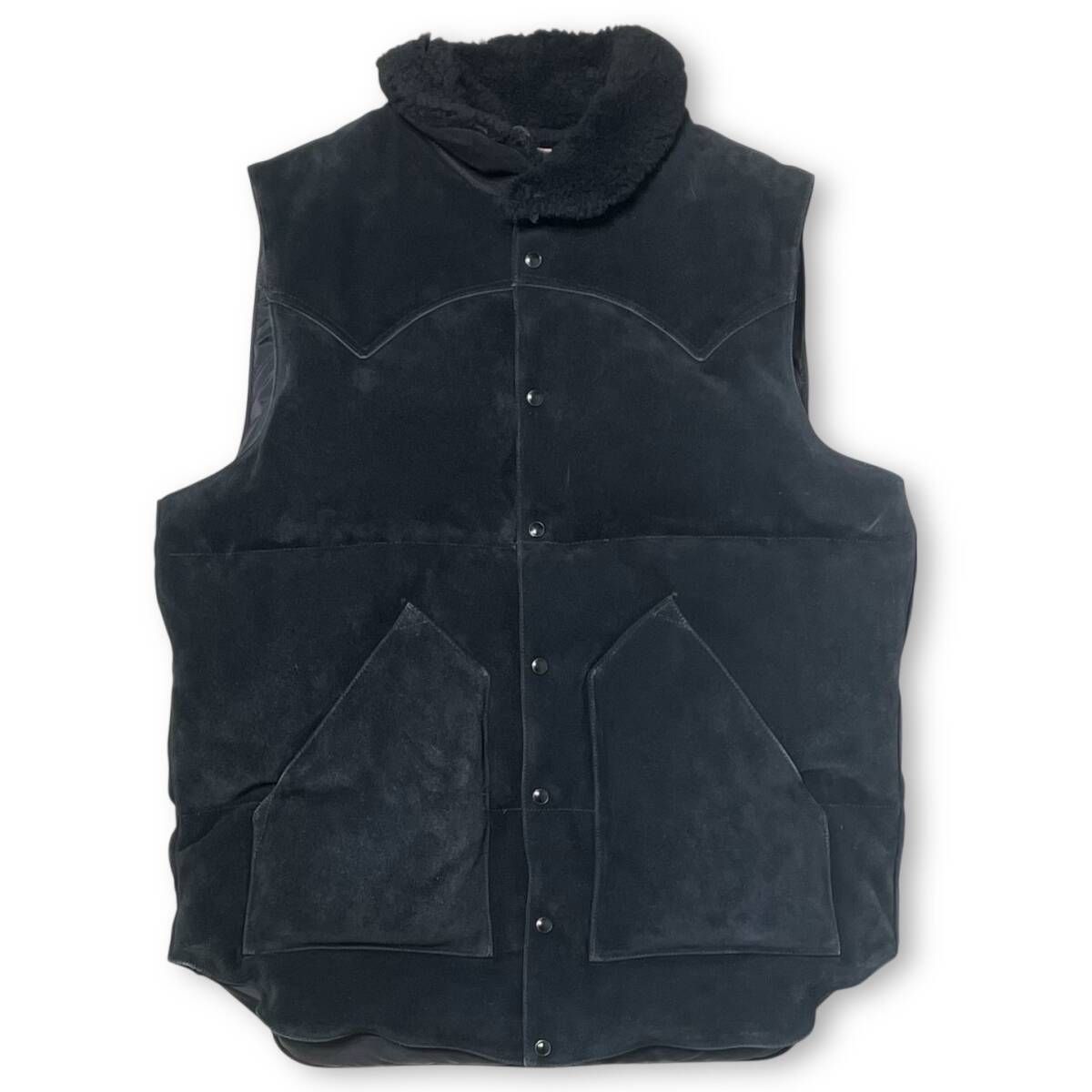 Rocky Mountain Featherbed スエードレザーダウンベスト サイズ40 200