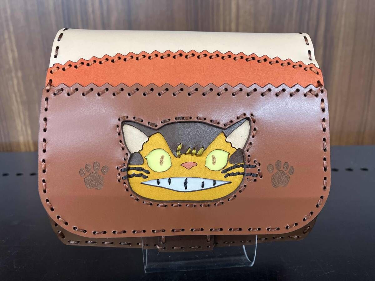 GBL OJAGADESIGN GBL OJAGADESIGN オジャガデザイン 猫バス 二つ折り財布 オジャガデザイン 猫