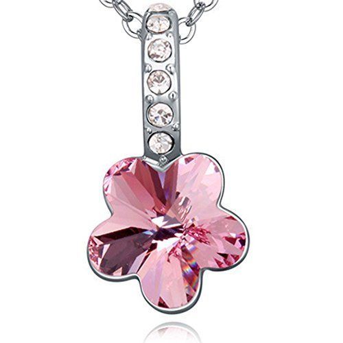 特価商品】スワロフスキーエレメンツ 【ZENONSONG】桜ネックレス