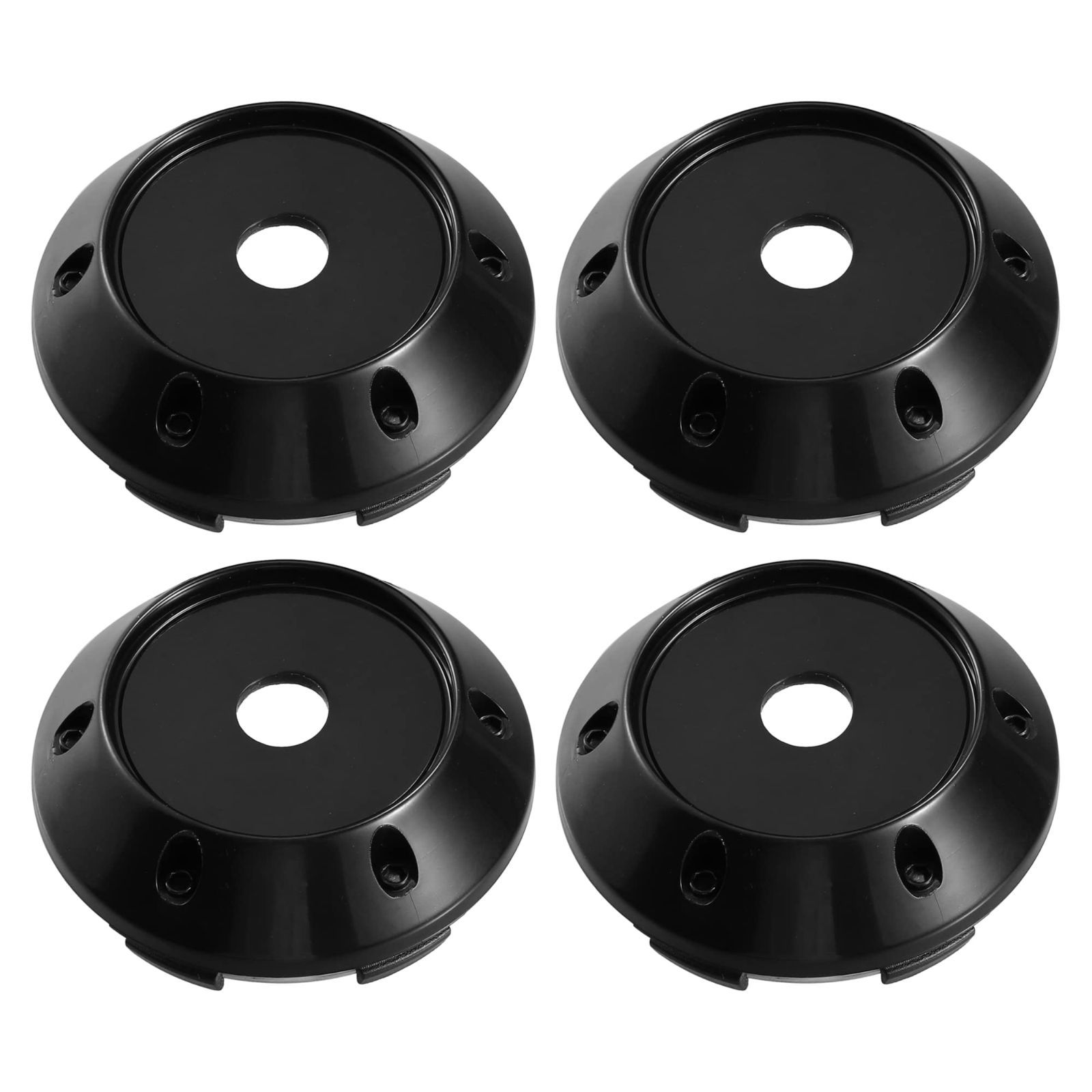 数量限定】ブラック 6クリップ mm 4個 68 ホイールリムハブセンター