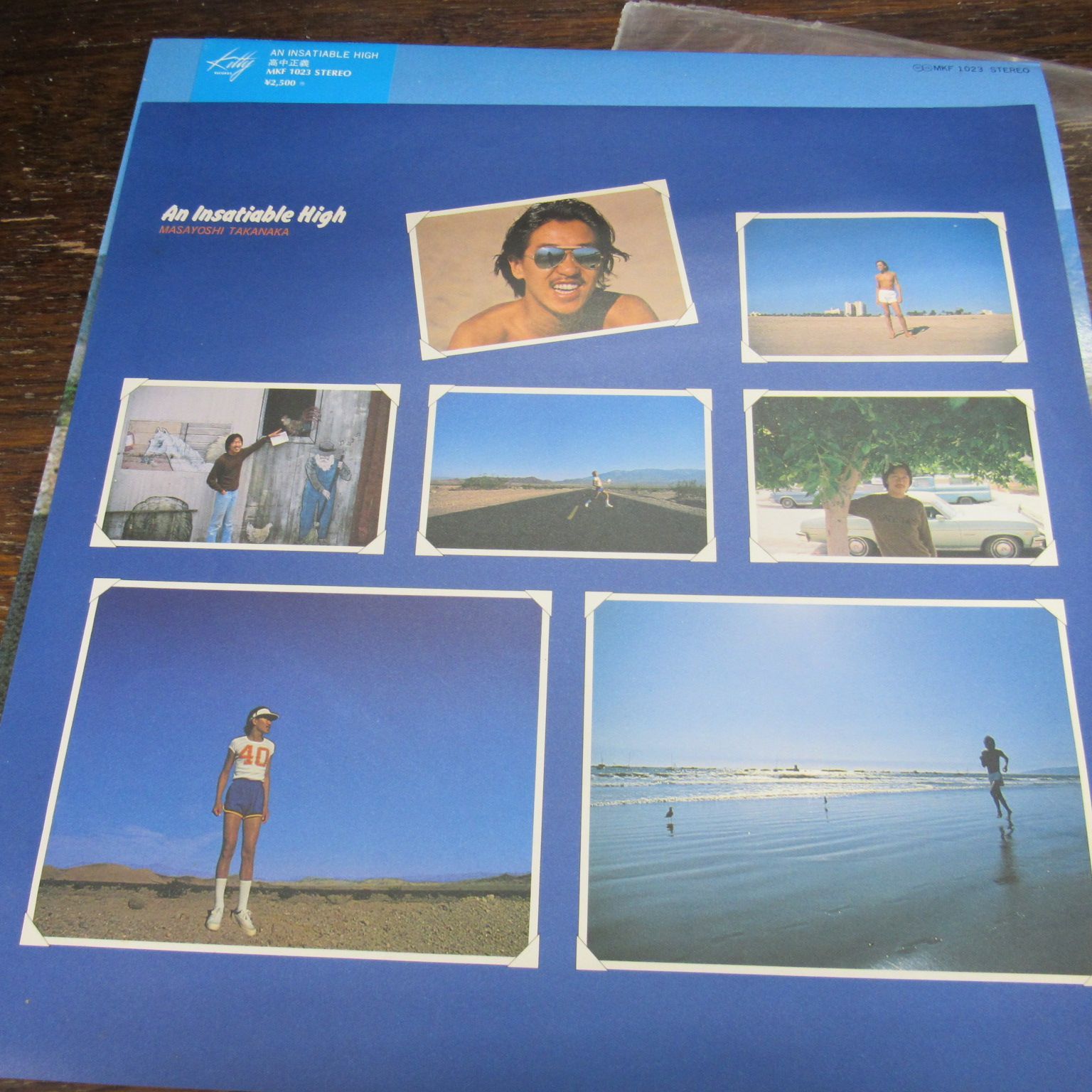 レコード 高中正義 サードアルバム AN INSATIABLE HIGH エキスパート