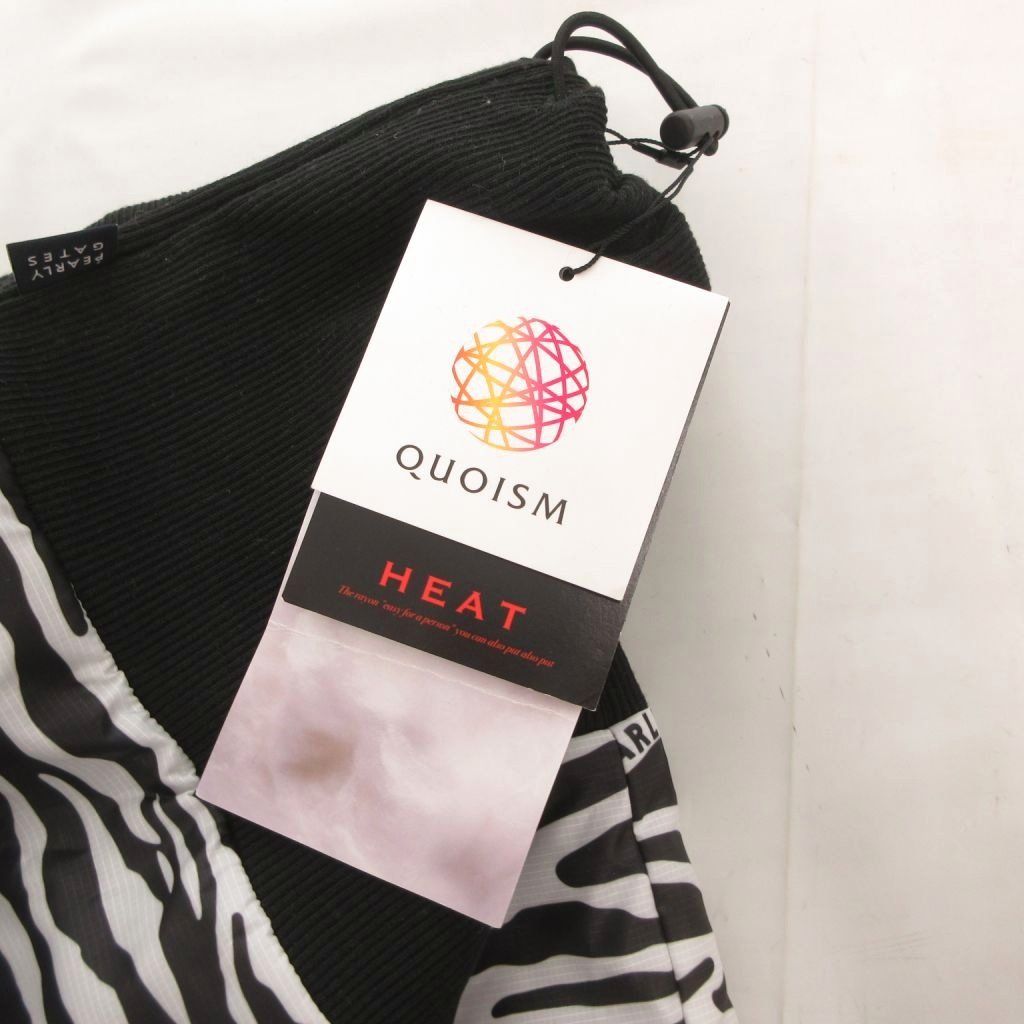 パーリーゲイツ PEARLY GATES タグ付き レッグウォーマー ゼブラ柄