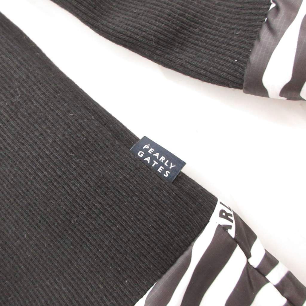 パーリーゲイツ PEARLY GATES タグ付き レッグウォーマー ゼブラ柄