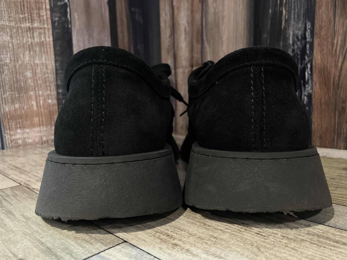 ZARA x Clarks ザラxクラークス ワラビー レザーシューズ ブラック 43