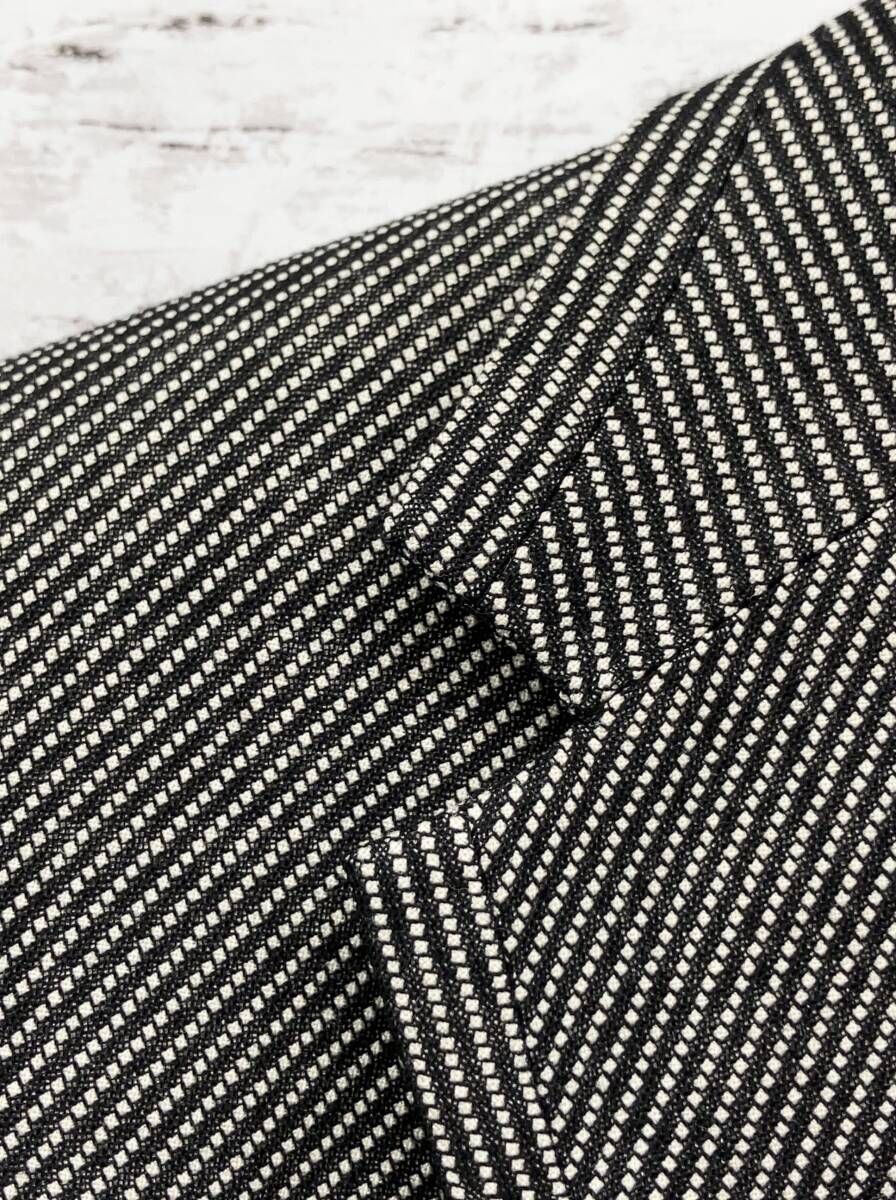 MAX MARA テーラードジャケット／Lサイズ／ブラック ホワイト