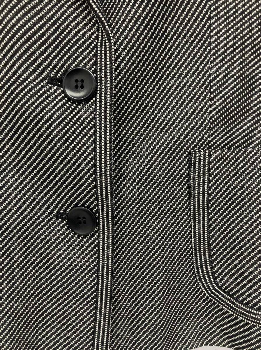 MAX MARA テーラードジャケット／Lサイズ／ブラック ホワイト