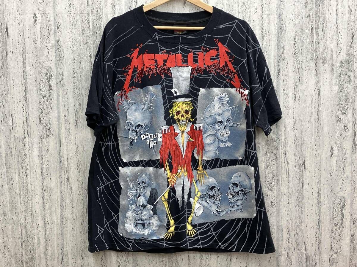BROCKUM METALLICA PUSHEAD メタリカ 半袖Tシャツ ブラック XLサイズ