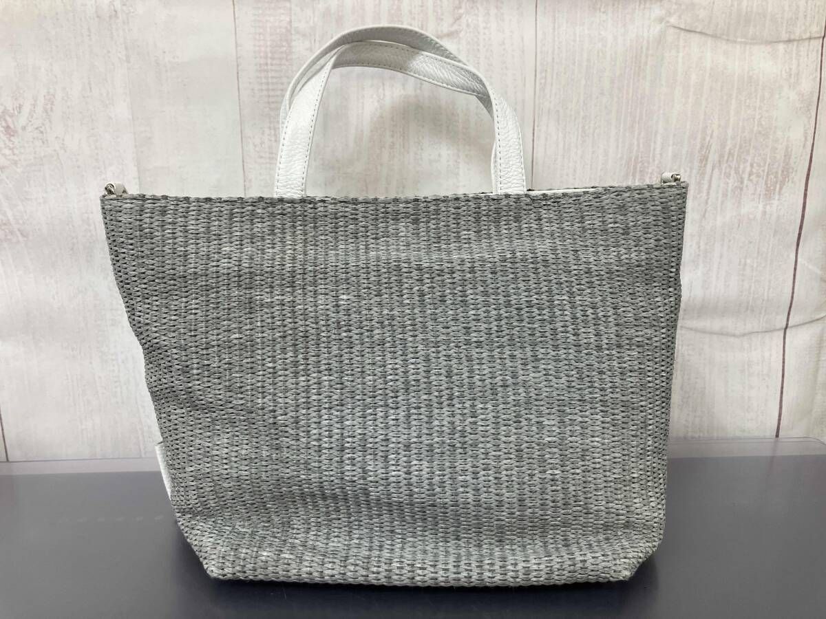 SALON DE ALFURD サロンドアルファード ラフィア調カゴ素材 トート