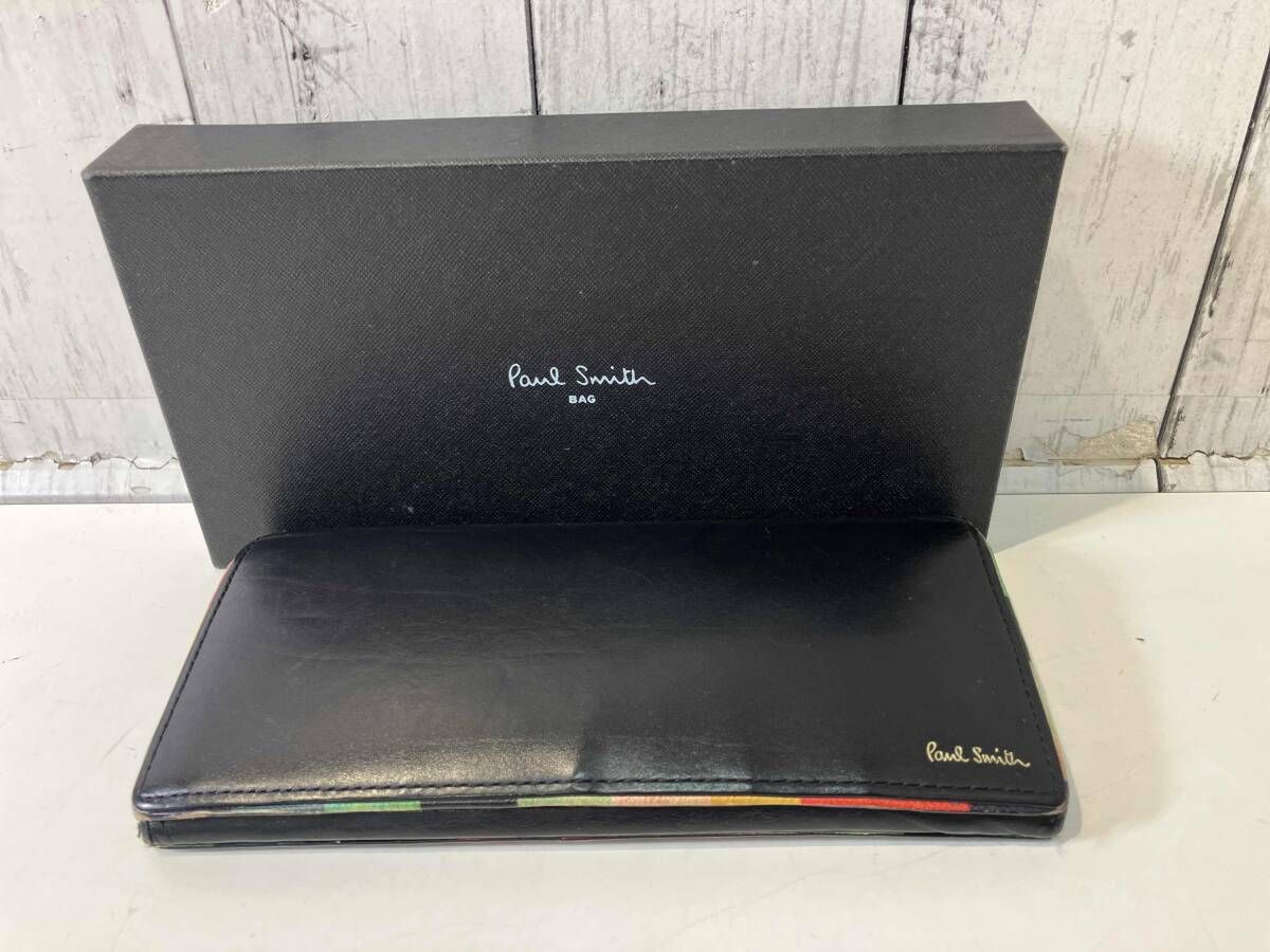 PAUL SMITH ポールスミス 長財布 ブラック 長財布 Paul ポールスミス 